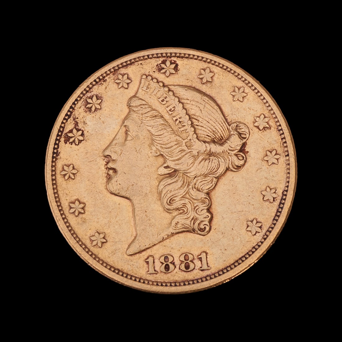 1881 s Twenty Dollar Gold Piece. (1 of 2)