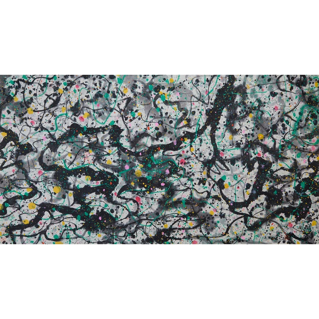Manner of Wu Guanzhong (1919-2010)Untitled, 2004Ink and color on paper. Signed with the artist name: Manner of Wu Guanzhong (1919-2010)Untitled, 2004Ink and color on paper. Signed with the artist name and time of creation, July 2004..Published in Shuimo Danqing: Zhongguo Jindai Shuhua Mingjia Zuopin