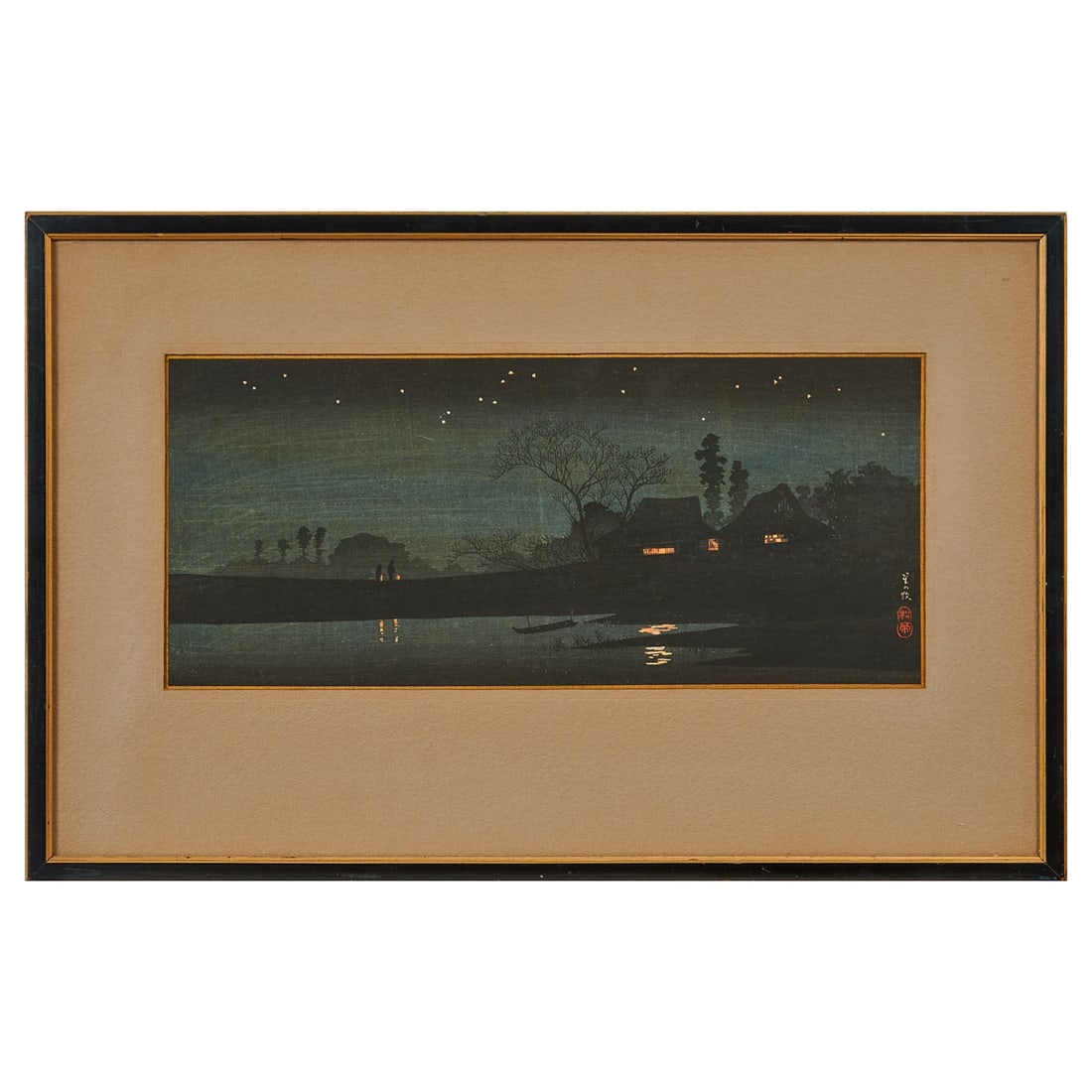 Takahashi Sh?tei (Hiroaki) (1871-1945)Tsuki no Yoru (Starlit Night)Published by Watanabe (1 of 4)