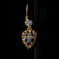 3 PAIRS OF OPAL, DIAMOND, SAPPHIRE, GOLD EARRINGS. - 4