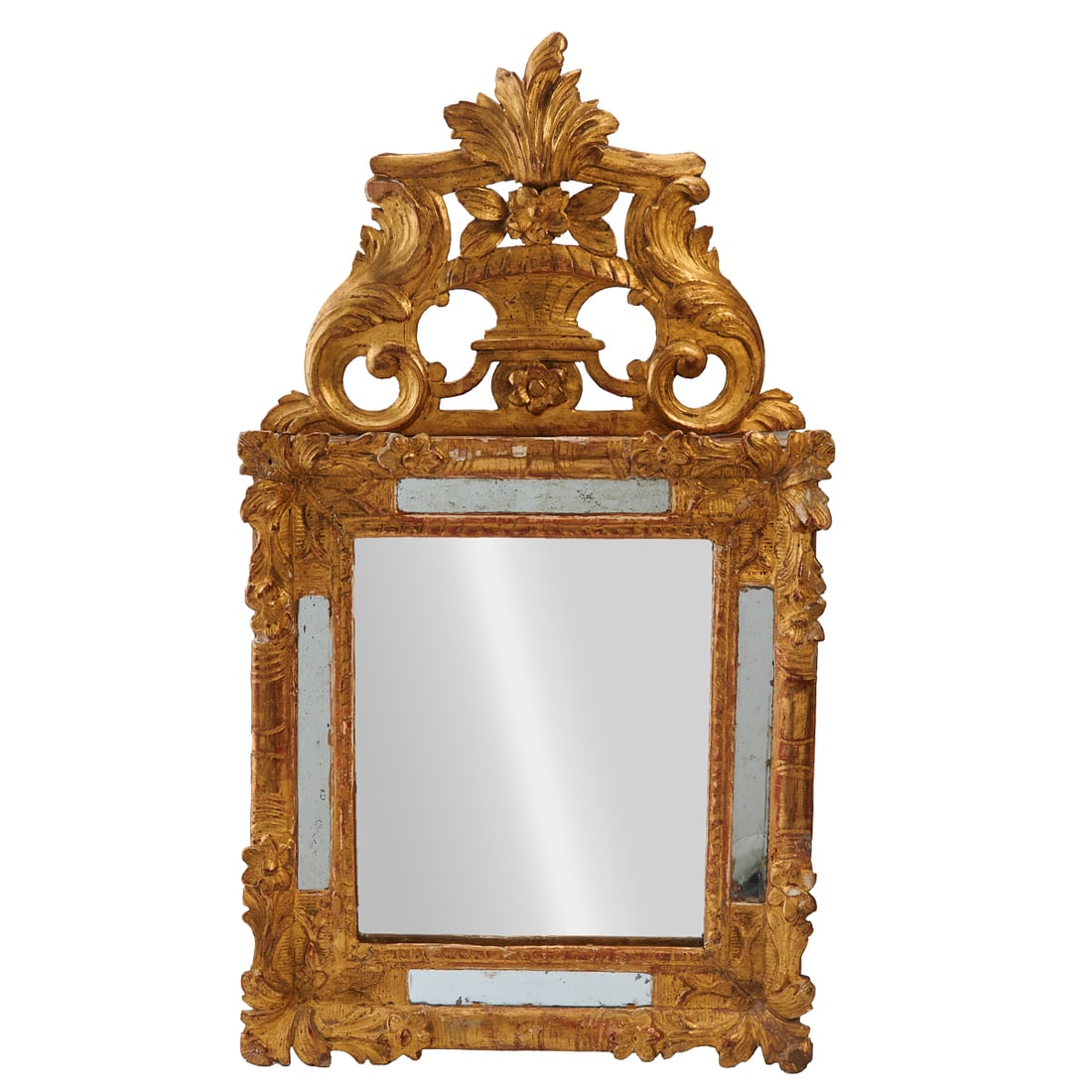 Louis XV Style Giltwood Wall Mirror{Approximate dimensions: 29 1/2" H x 16 3/4" W} (1 of 3)