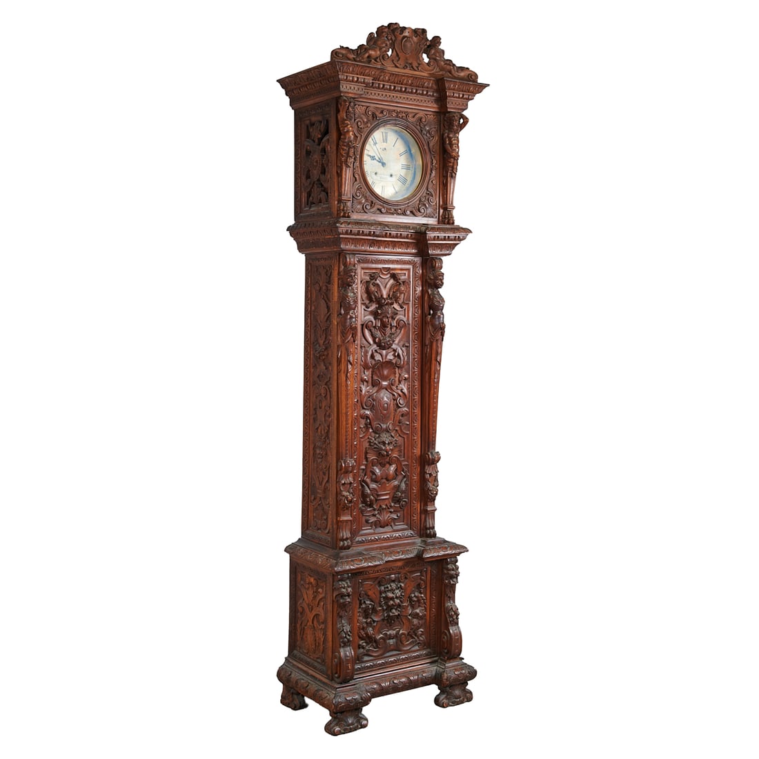 Renaissance Revival Clock Case - 4