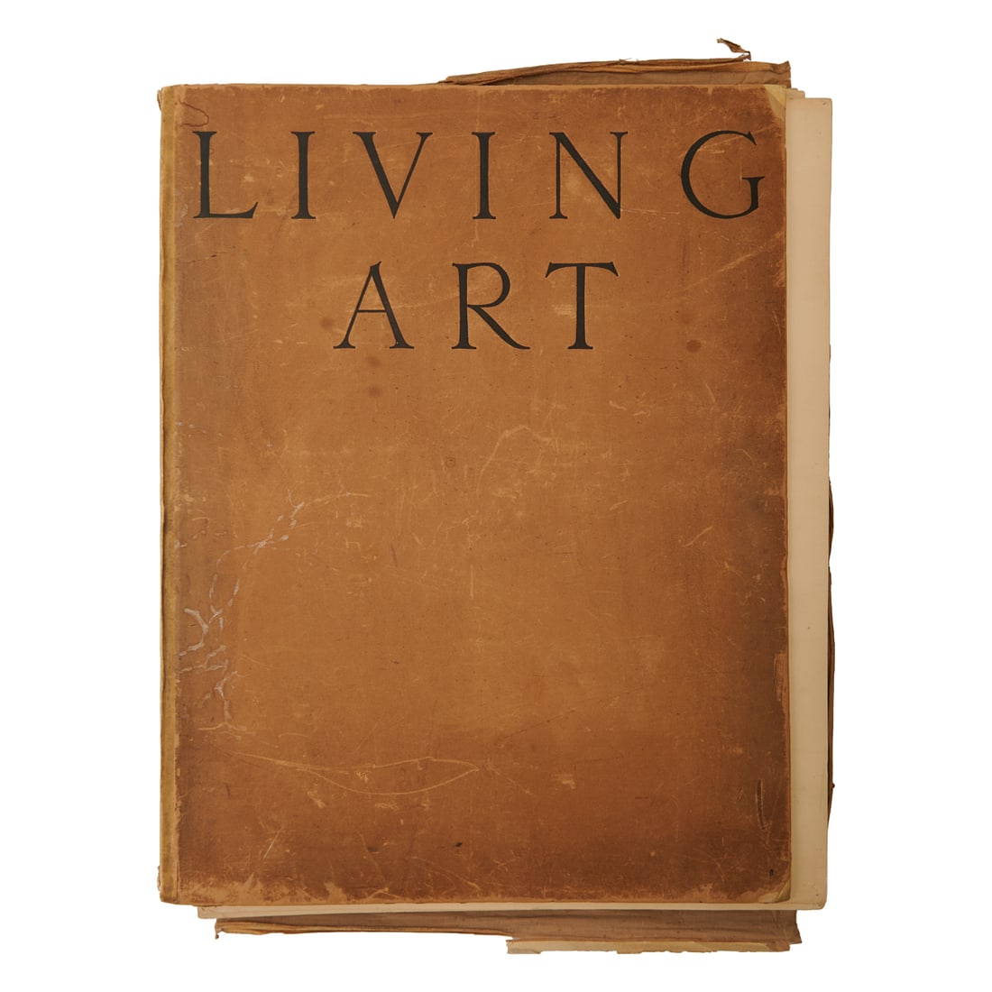 The "Living Art" Portfolio: 'Twenty Facsimile Reproductions After Paintings Drawings and Engravings: The "Living Art" Portfolio: 'Twenty Facsimile Reproductions After Paintings Drawings and Engravings and Ten Photographs After Sculptures by Contemporary Artists.' The Dial Publishing Company New York 