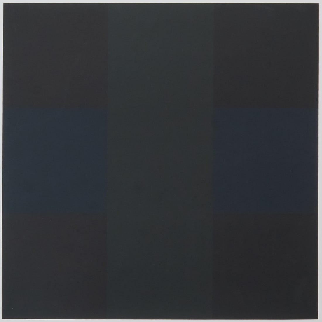 Ad Reinhardt (American, 1913-1967), Untitled (Shades of Black), circa 1967, screenprint,: Ad Reinhardt (American, 1913-1967), Untitled (Shades of Black), circa 1967, screenprint, [approximate dimension -plate: 18" H x 18" W, sheet: 29 1/2" H x 23 5/8" W], unsigned, presumably from the edit