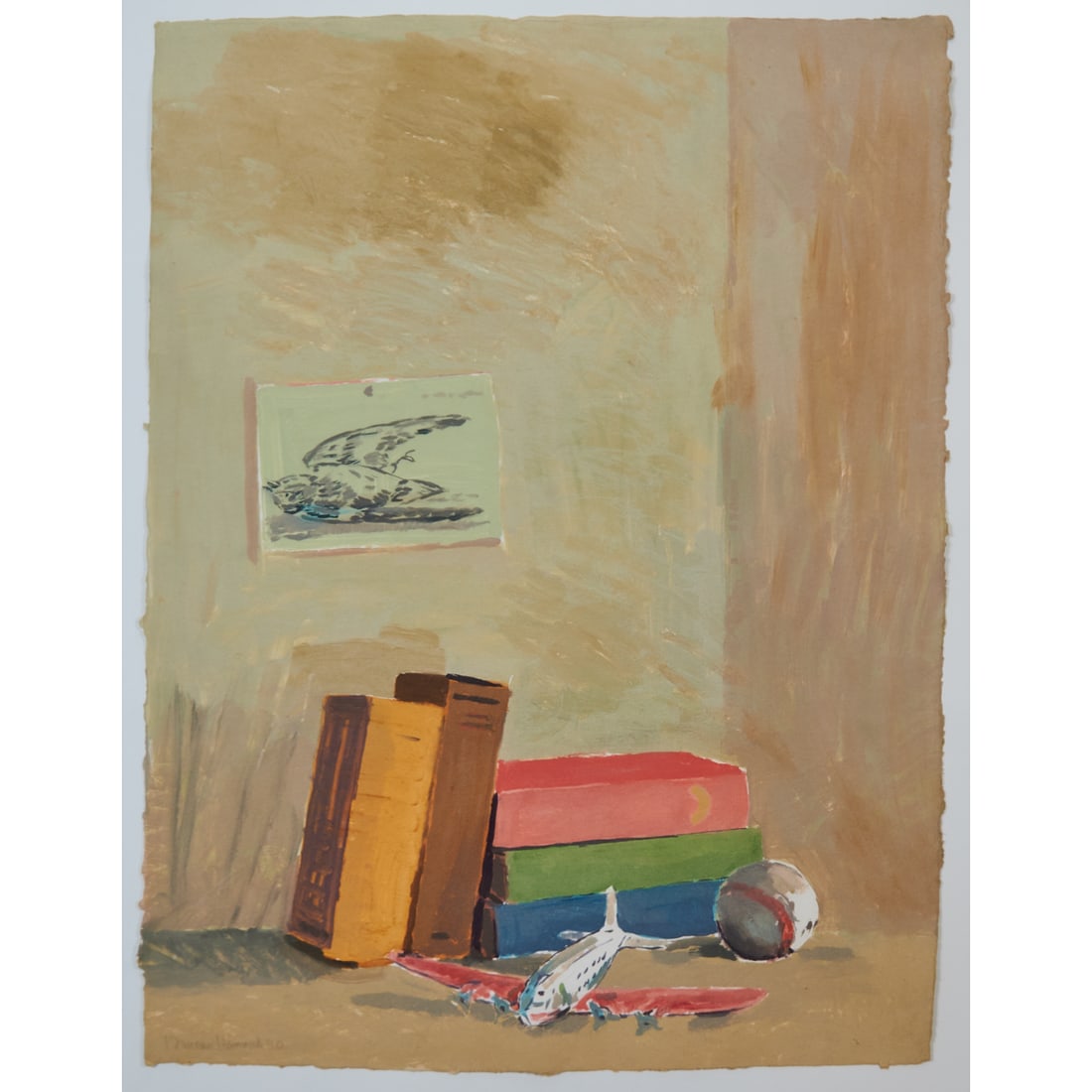 Duncan Hannah (American, 1952-2022), "Juvenilia," 1990, monotype, [approximate dimensions - sheet: (1 of 5)