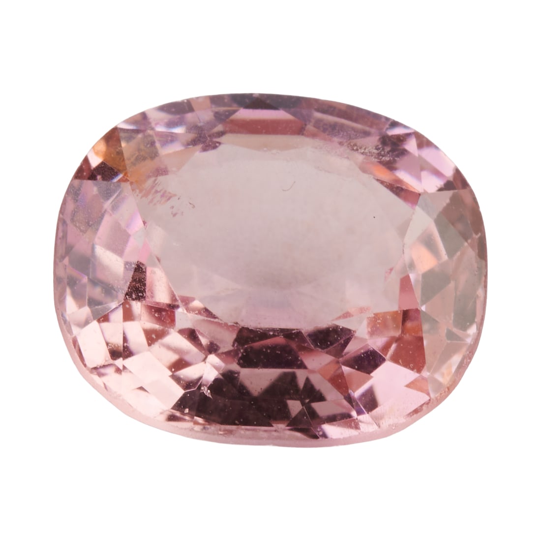 Unmounted Pink Spinel. The unmounted cushion-cut pink spinel weighing approximately 2.83 cts. and (1 of 4)
