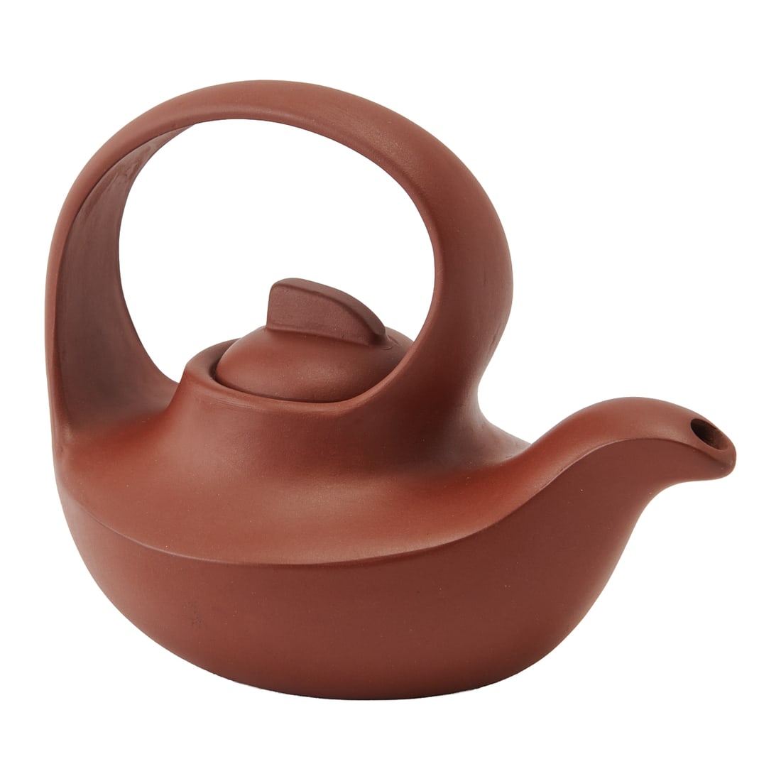 A LARGE "DA QU" YIXING TEAPOT, by Wang Yinxian and Zhang ShouzhiThis Yixing stoneware teapot is the (1 of 5)