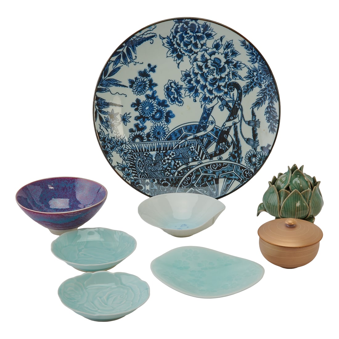 Miscellaneous Japanese Bowls and Plate, etc. (1 of 7)