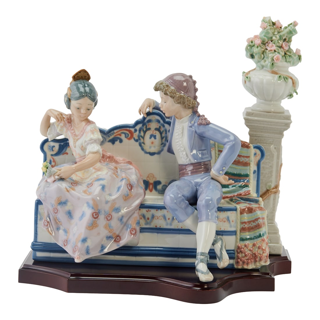 Lladro Porcelain Figural Group, Jardines de Monforte (1 of 6)