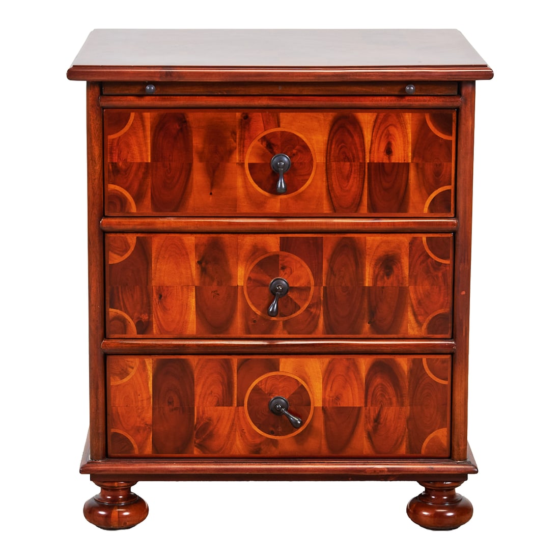 Theodore Alexander Walnut Parquetry Veneer Bachelor's Chest (1 of 5)