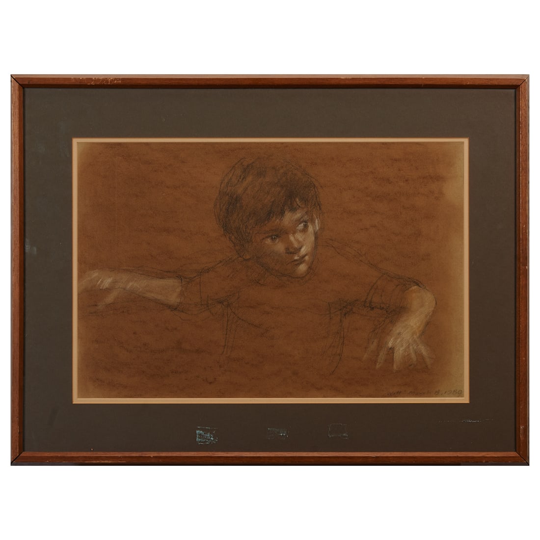 Bo Bartlett, Will, Charcoal Drawing - 2