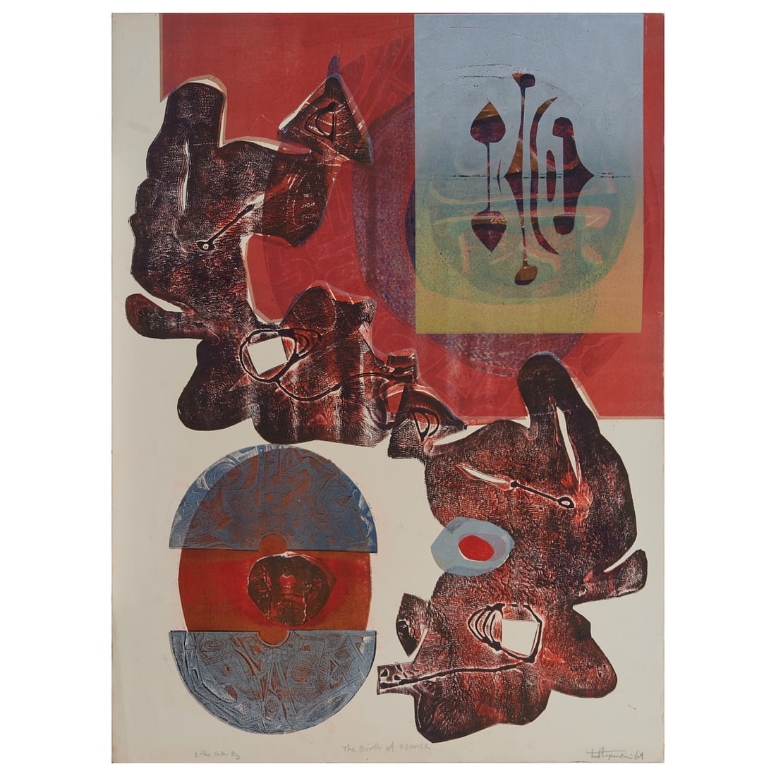 Tadeusz Lapinski, Two Colored Lithographs - 7