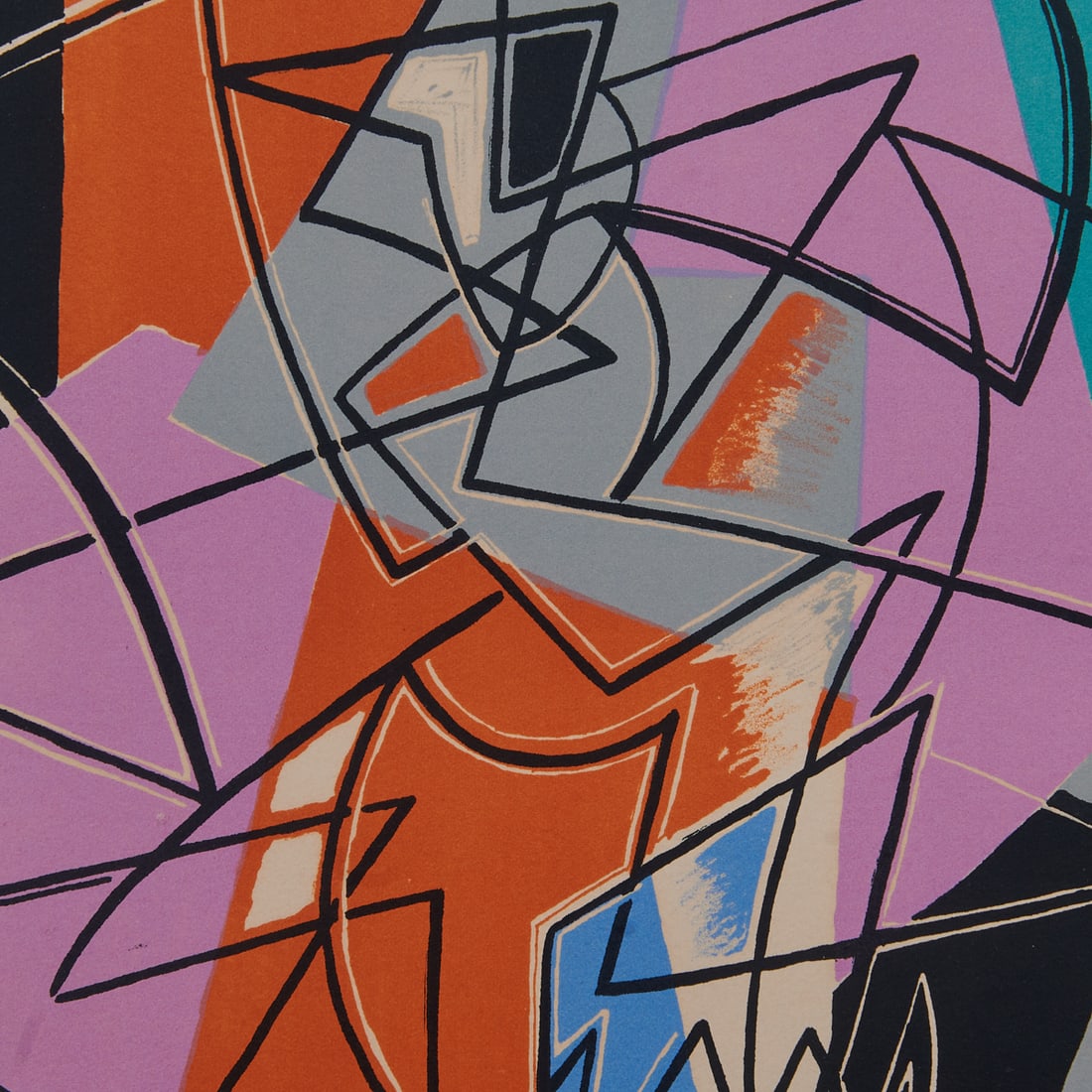Gino Severini, Pas De Deux, Colored Lithograph - 4