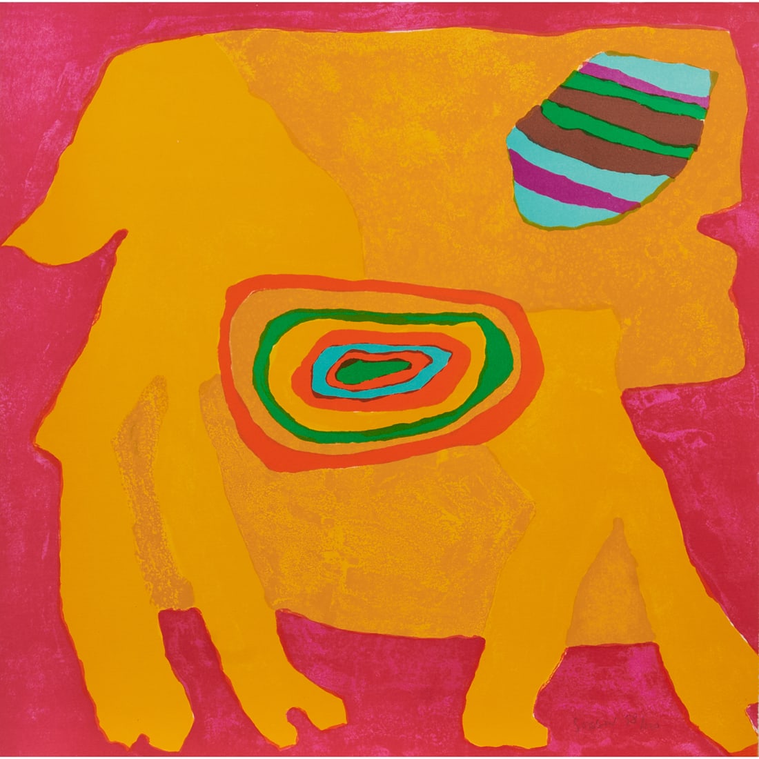Jacques Soisson, Five Lithographs from Animal Suite - 8