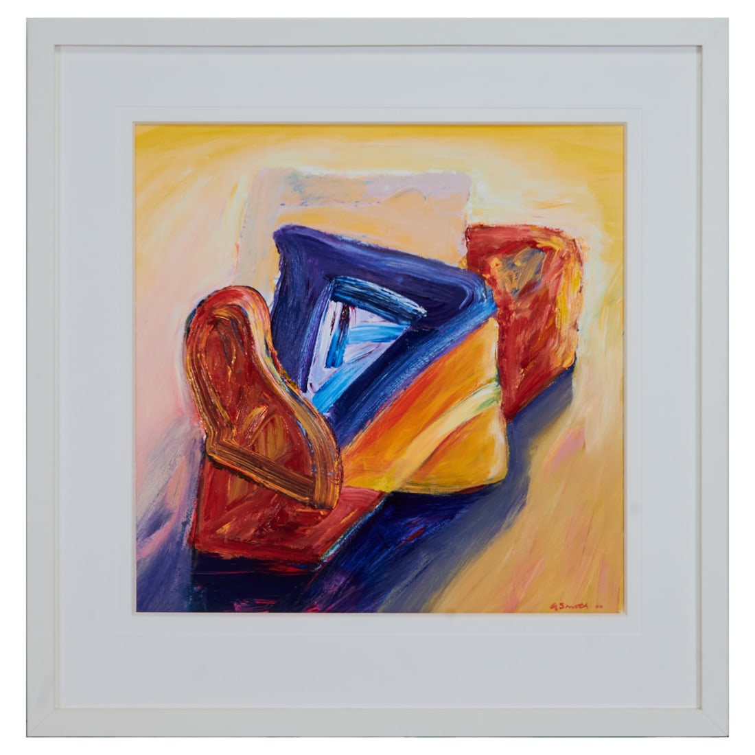 Albert E. Smith, Abstract, Acrylic on Paper - 2