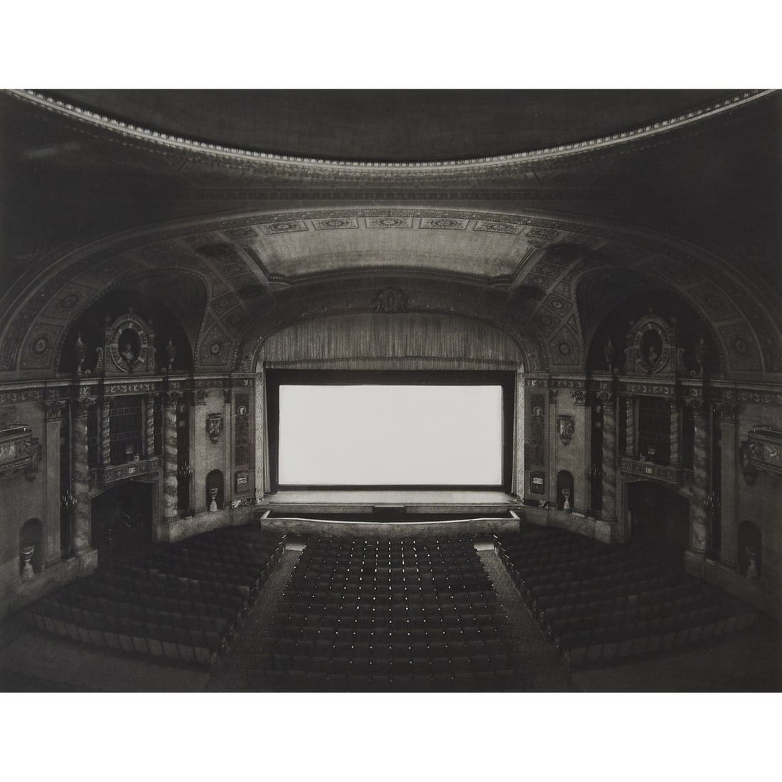 Hiroshi Sugimoto, U.A. Walker Theatre, New York, Photogravure: Hiroshi Sugimoto (Japanese, born 1948), "U.A. Walker Theatre, New York, 1978," 2000, photogravure on Rives BFK paper, [approximate dimensions - plate: 11 5/8" H x 14 7/8" W, sheet: 17 1/4" H x 21