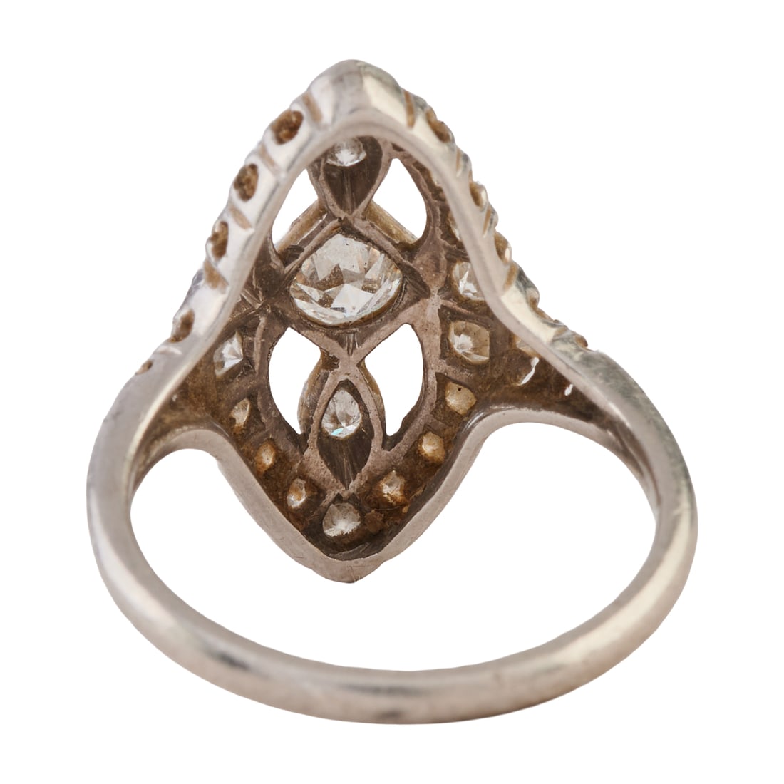 Vintage Diamond, Platinum Ring - 3