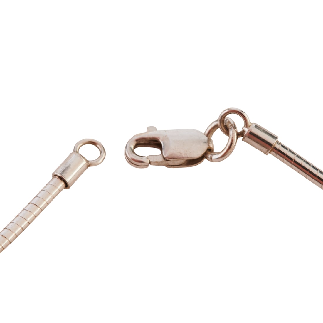 Two 14k White Gold Wire Chains - 3