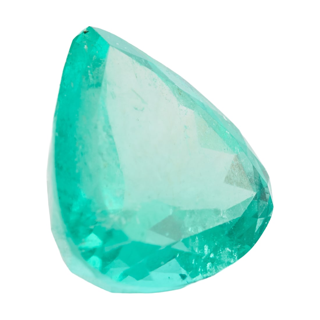 Unmounted Pear-cut Emerald - 4