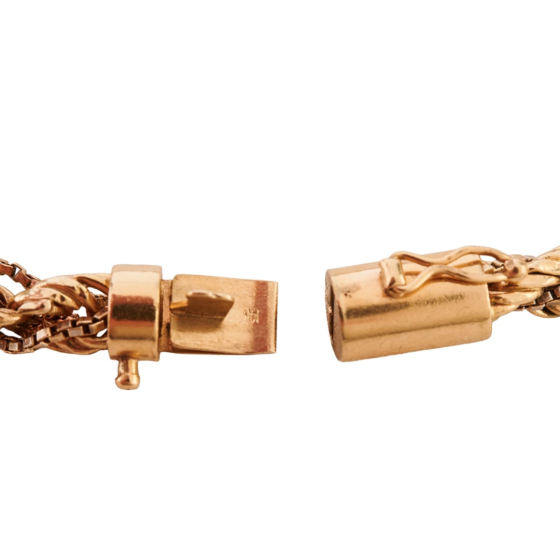 Two 14k Gold Bracelets - 6