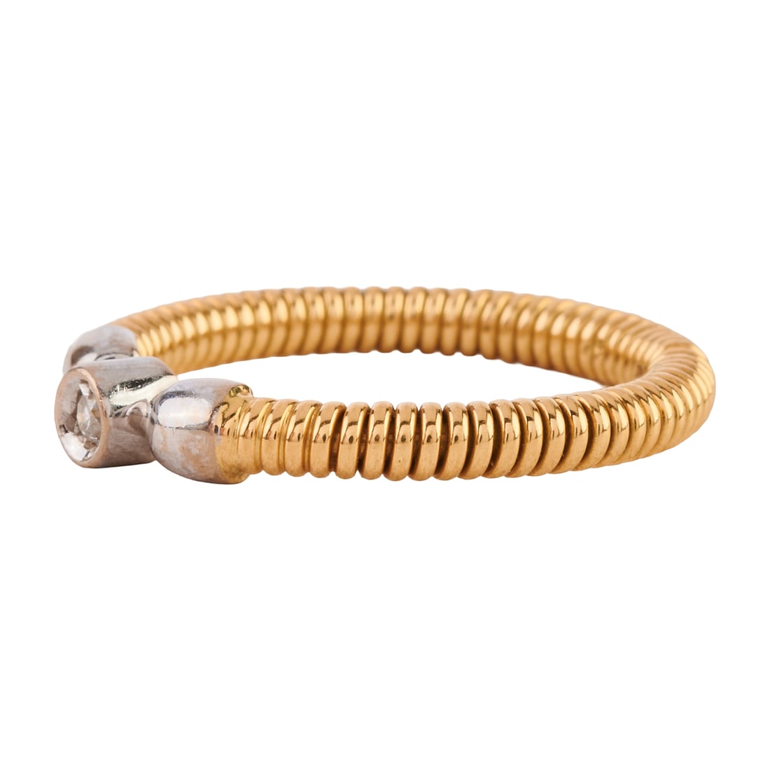 Diamond, 18k Gold Ring - 2