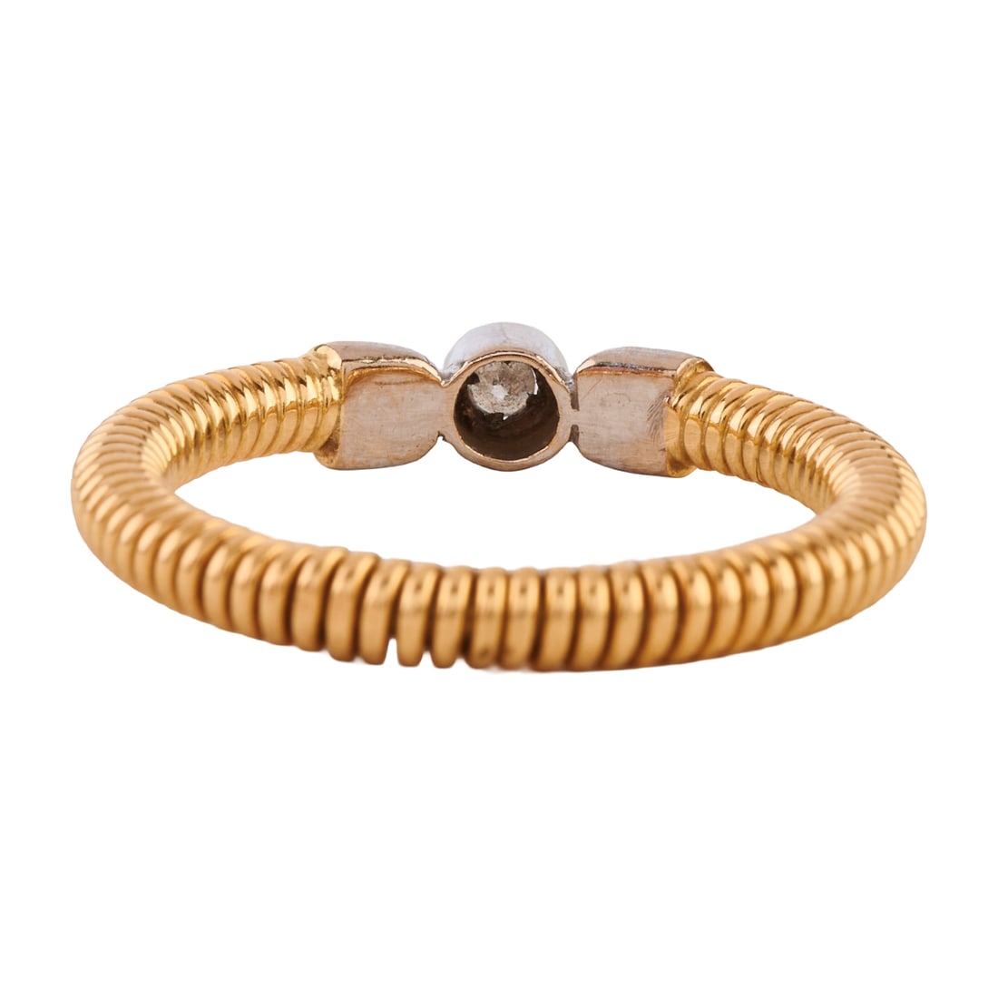 Diamond, 18k Gold Ring - 3