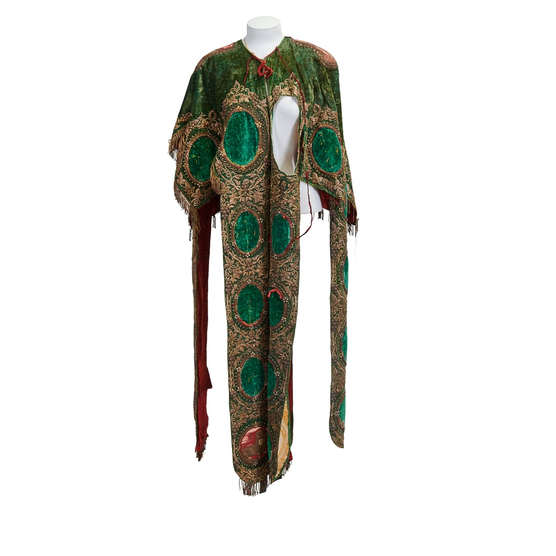 Gilt-Thread Embroidered Ceremonial Cape (1 of 4)