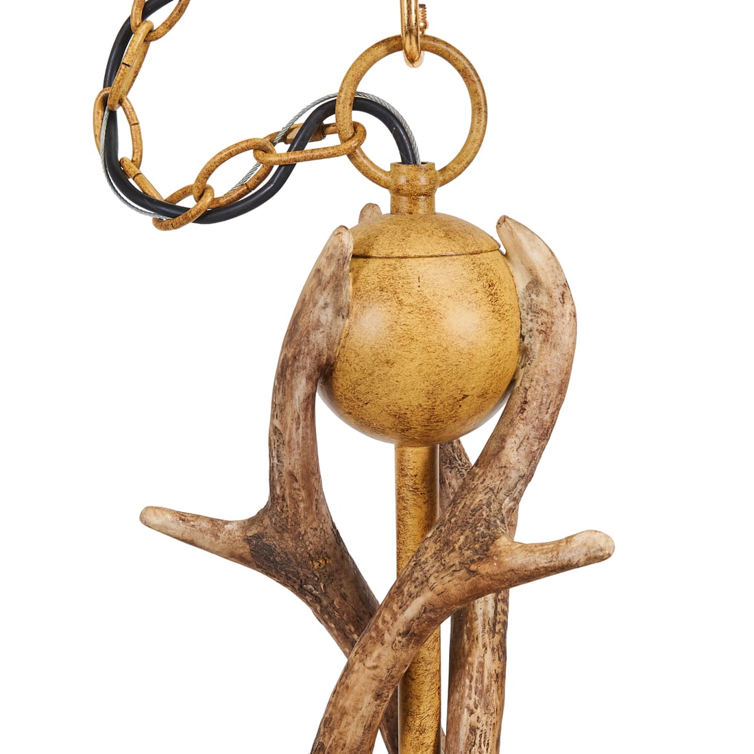 Rustic Six Light Antler Chandelier - 4
