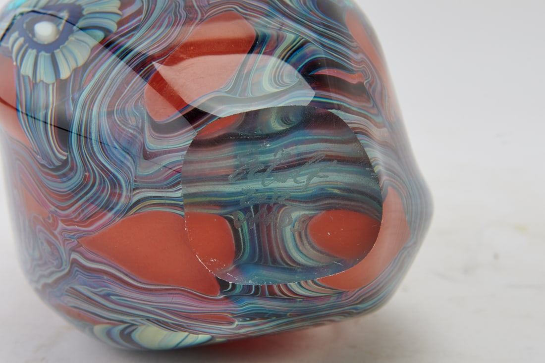 Three Studio Glass Vases - 4