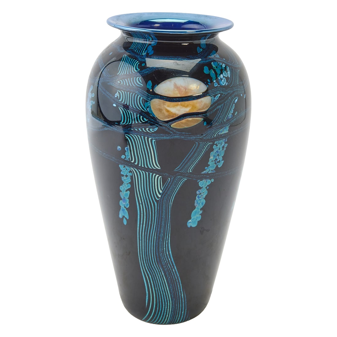 Three Studio Glass Vases - 8