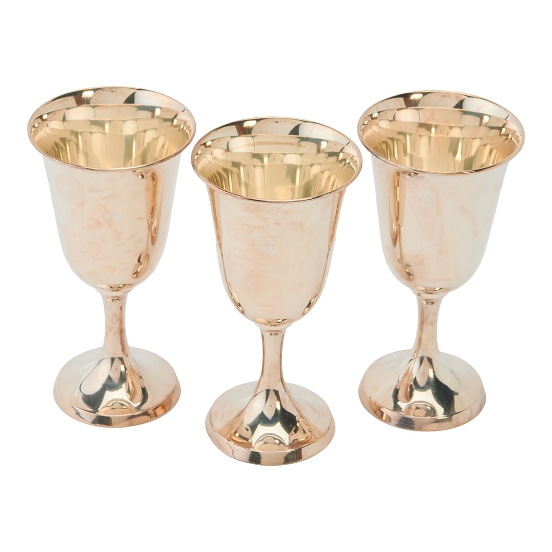 Eight Sterling Silver Goblets - 2