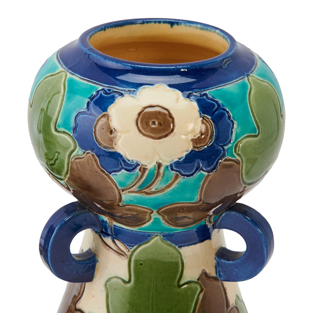 Four Burmantofts Faience Vases - 4