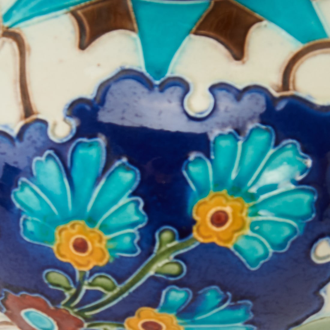 Four Burmantofts Faience Vases - 6