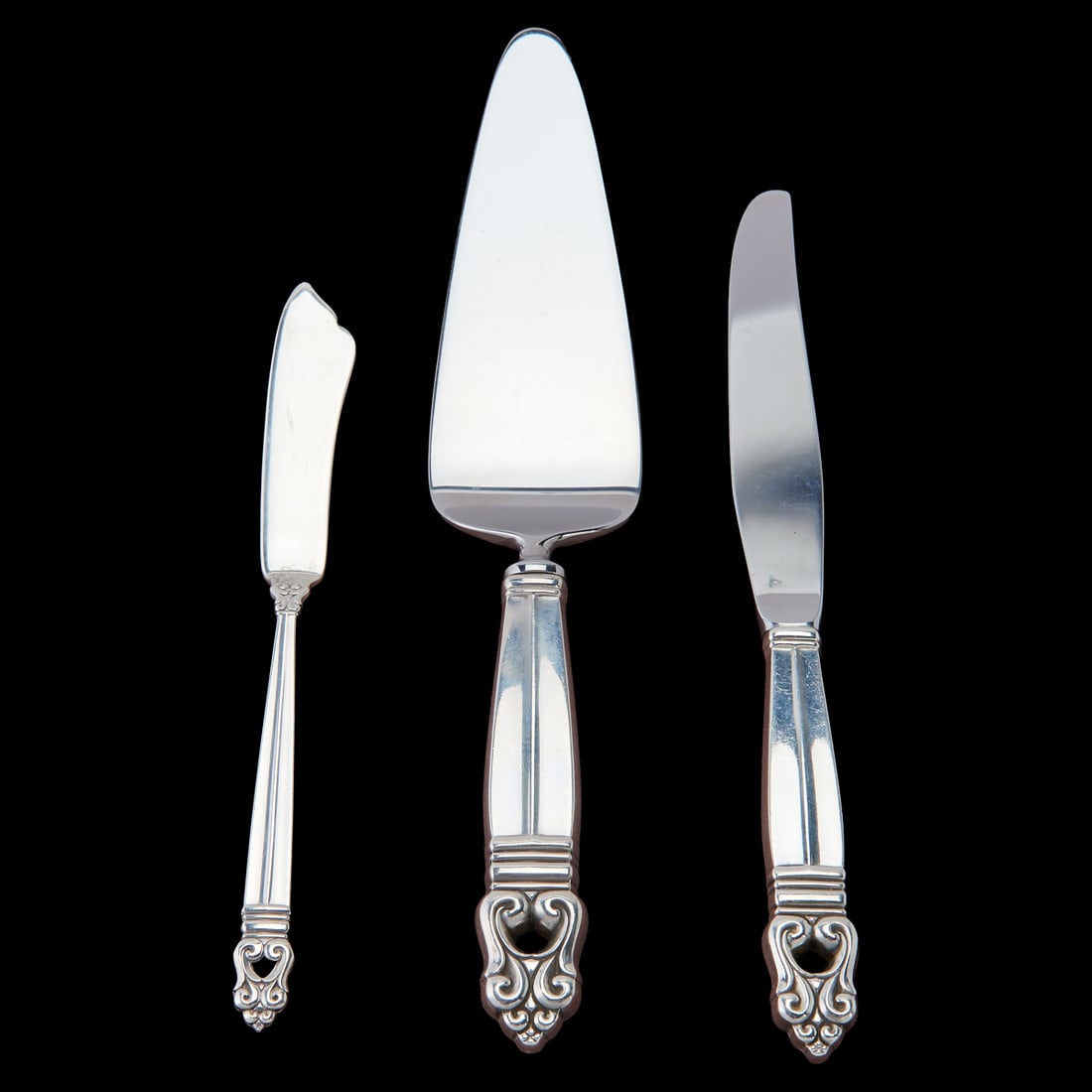 International Royal Danish Pattern Sterling Flatware - 4