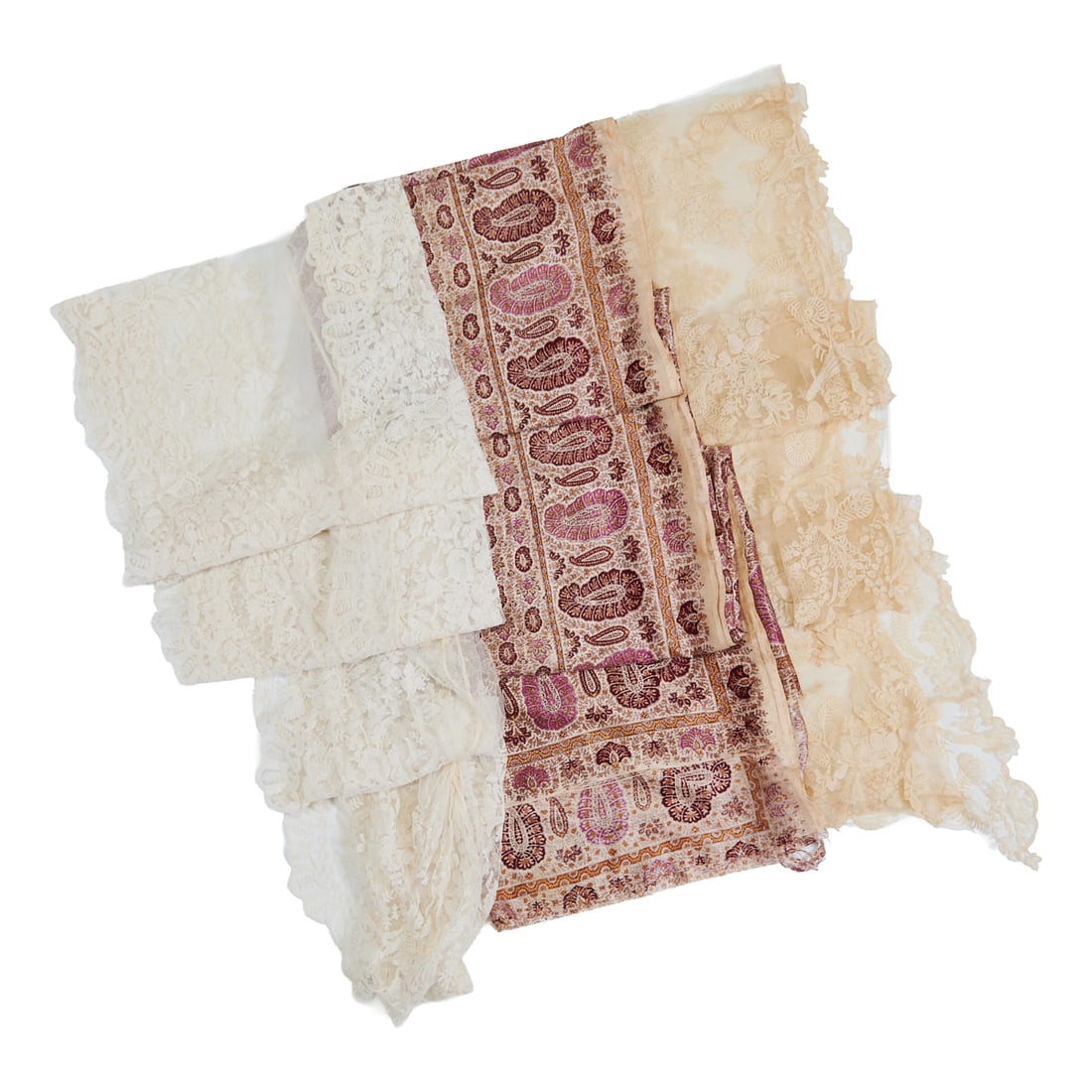 Three Nineteenth Century Shawls