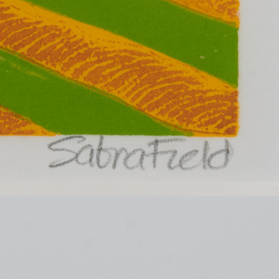 Sabra Field, Windrows, Woodcut - 6