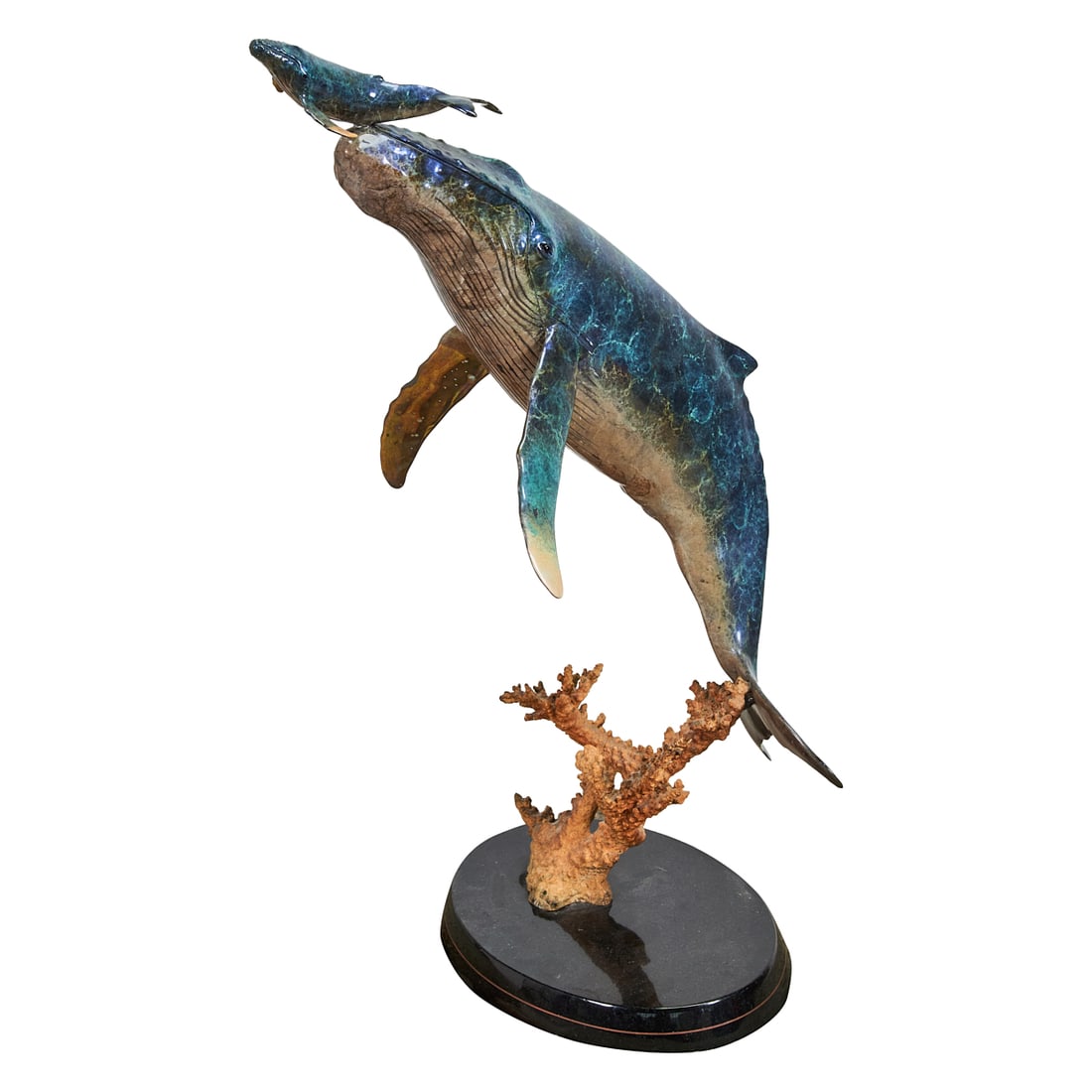Robert Wyland, Genesis, Bronze on Marble (1 of 6)