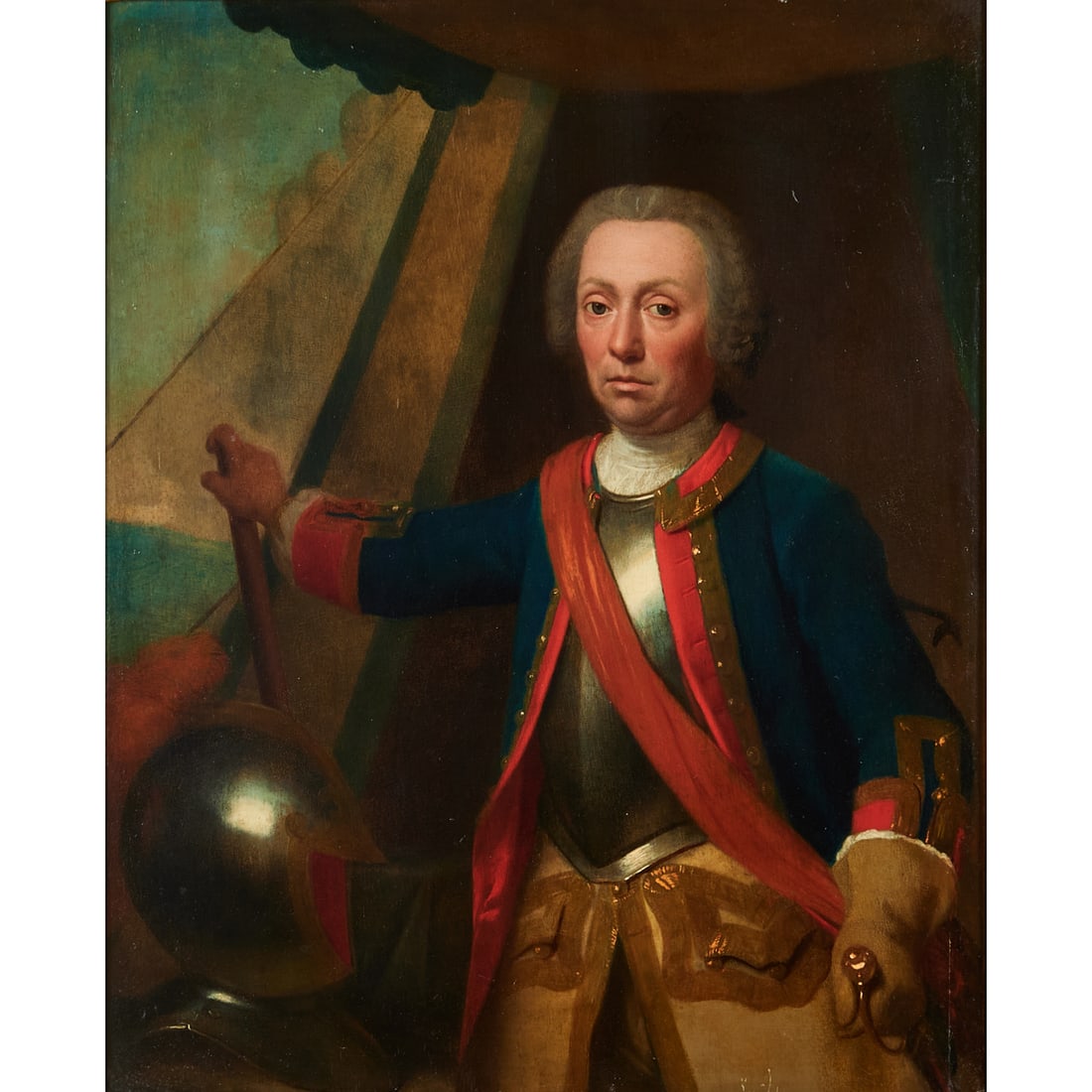 Philip Van Dijk, Portrait of a Cavalry Officer, Oil on Panel (1 of 6)