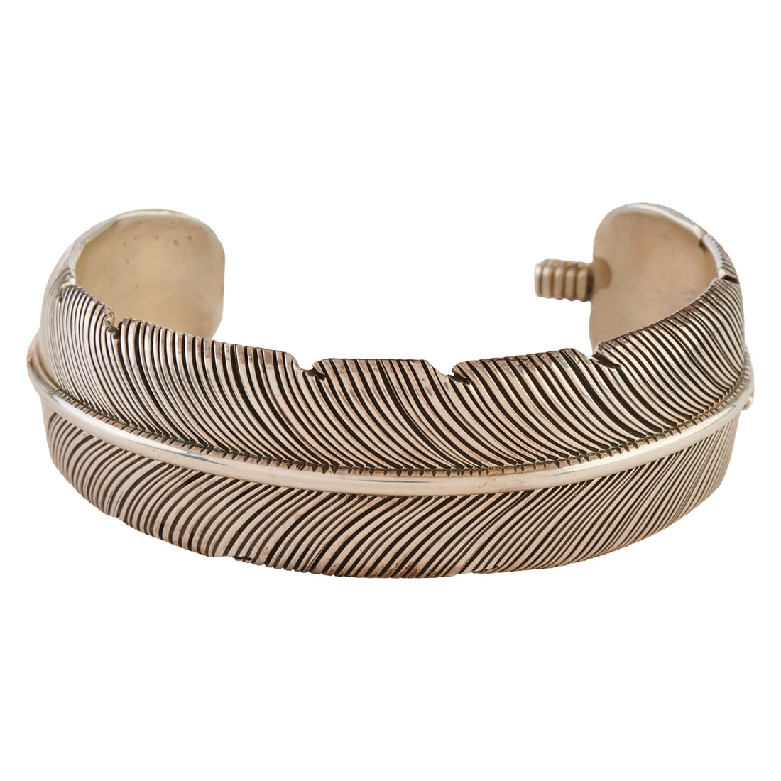 Two Native American Sugilite, Silver Cuff Bracelets - 2