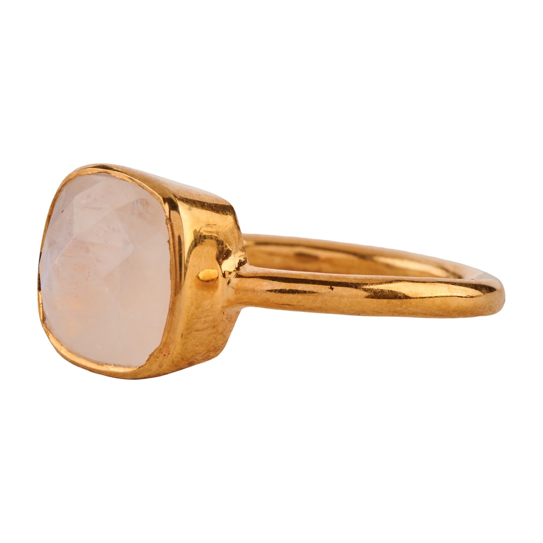 Moonstone, Vermeil Ring - 2