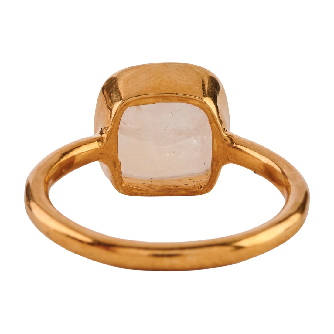 Moonstone, Vermeil Ring - 3