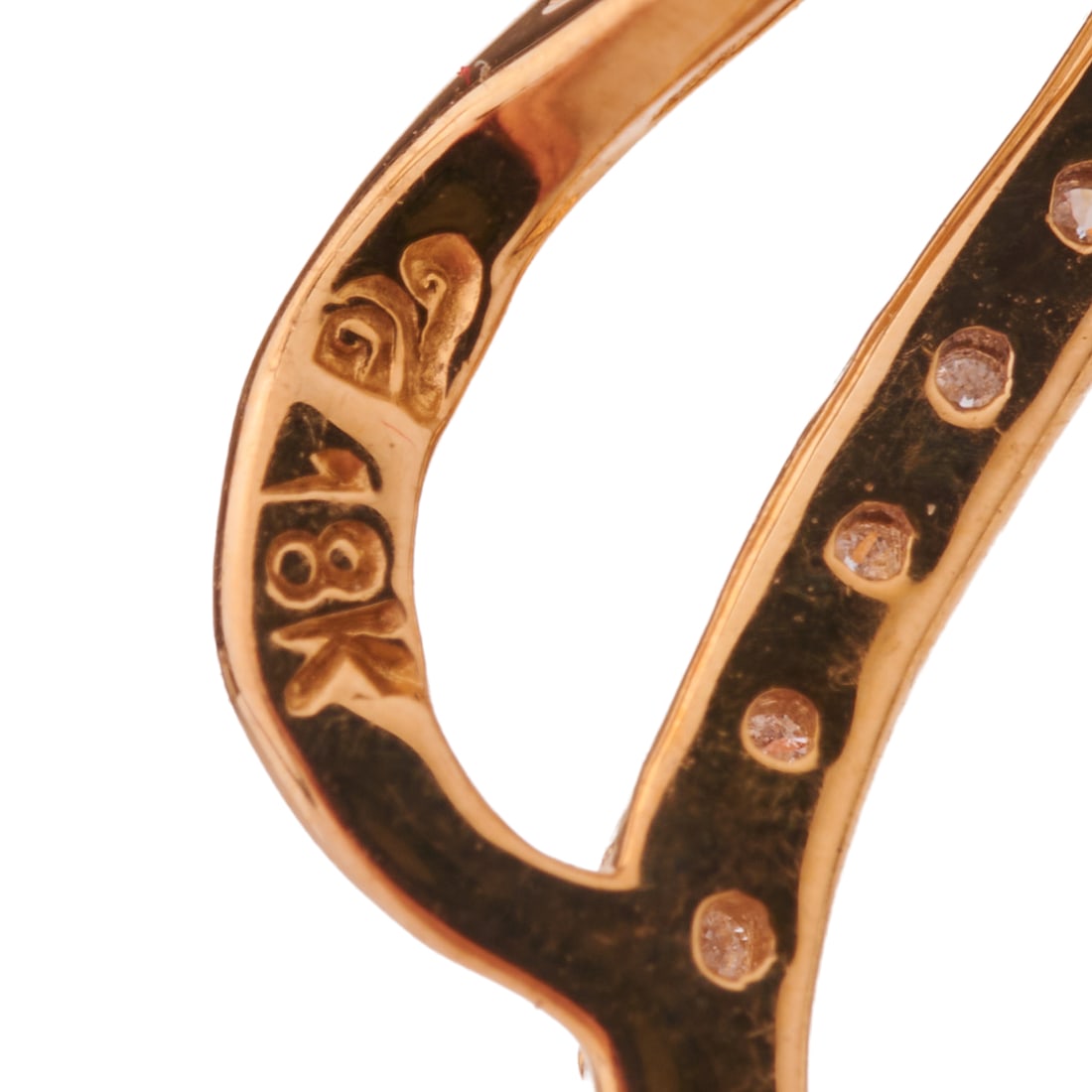 Ruby, Diamond, 18k Yellow Gold Pendant - 3