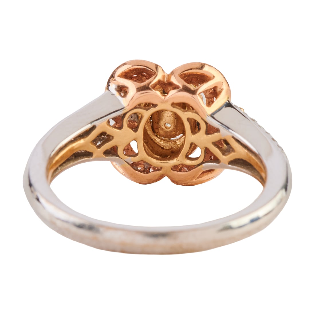 Multicolored Diamond, 14k Gold Ring - 3