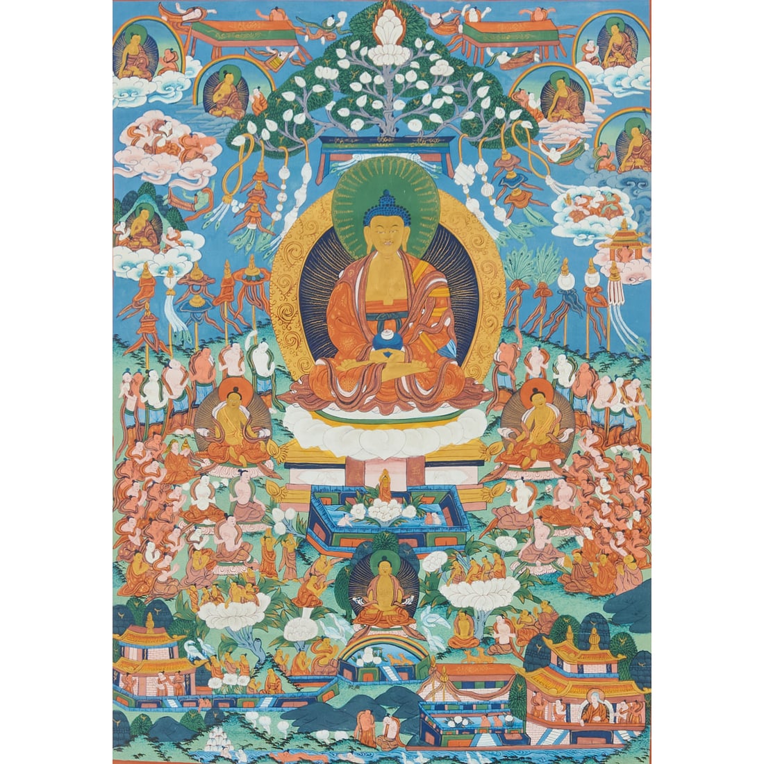 Tibetan Buddhist Thangka, 20th Century (1 of 4)