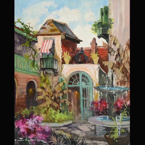 COLETTE POPE HELDNER New Orleans Court Yard