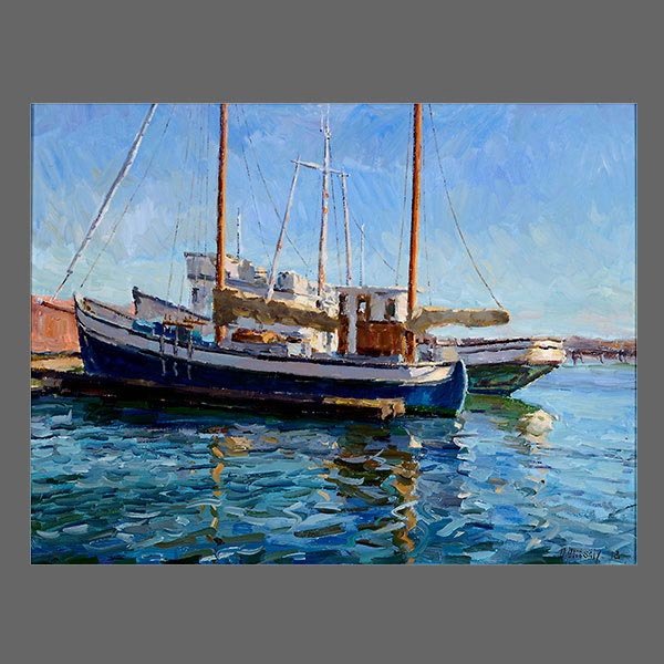 OLEG ULITSKI Y "Cold Morning" Oil: OLEG ULITSKIY (Ukrainian b. 1965) "Cold Morning, 2013" Oil on canvas. 18 x 24 inches/ 45.8 x 61 centimeters. Signed and dated lower right "O Ulitski '13" Verso: Inscribed "Cold Morning by Oleg Ulitski