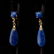 THREE MULTI-STONE, 14K YELLOW GOLD JEWELRY ITEMS. - 4