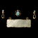 MULTI-STONE, DIAMOND, 14K GOLD JEWELRY SUITE.