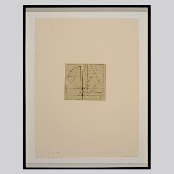 GARY ANTESKIN "Green" AP Lithograph: GARO ANTESKIN (20th Century) "Green" Color Lithograph on paper. 30 x 32 inches. Signed l/r with "Artist Proof".