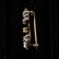 DIAMOND, PEARL, SILVER TOPPED, 14K GOLD BROOCH. - 3